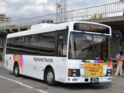 【川中島バス】 JR長野 鉄道フェスタ開催時のシャトルバス