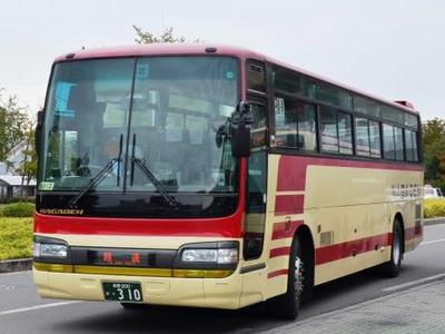 【長電バス】 急行用セレガR FD 310号車のロゴの変化