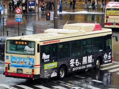 【長電バス】 881号車の非公式側にラッピング広告施工！
