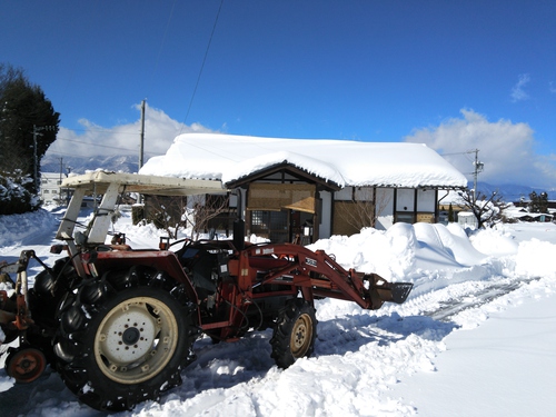 除雪しました。