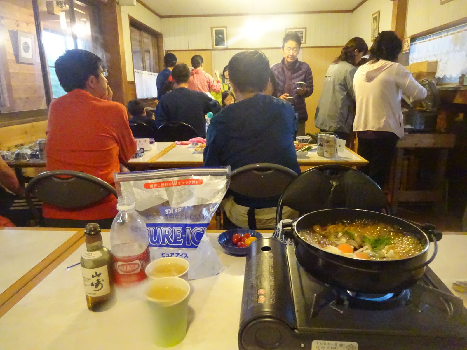 八ヶ岳登山　オーレン小屋～峰の松目～赤石の頭～本沢温泉　1日目