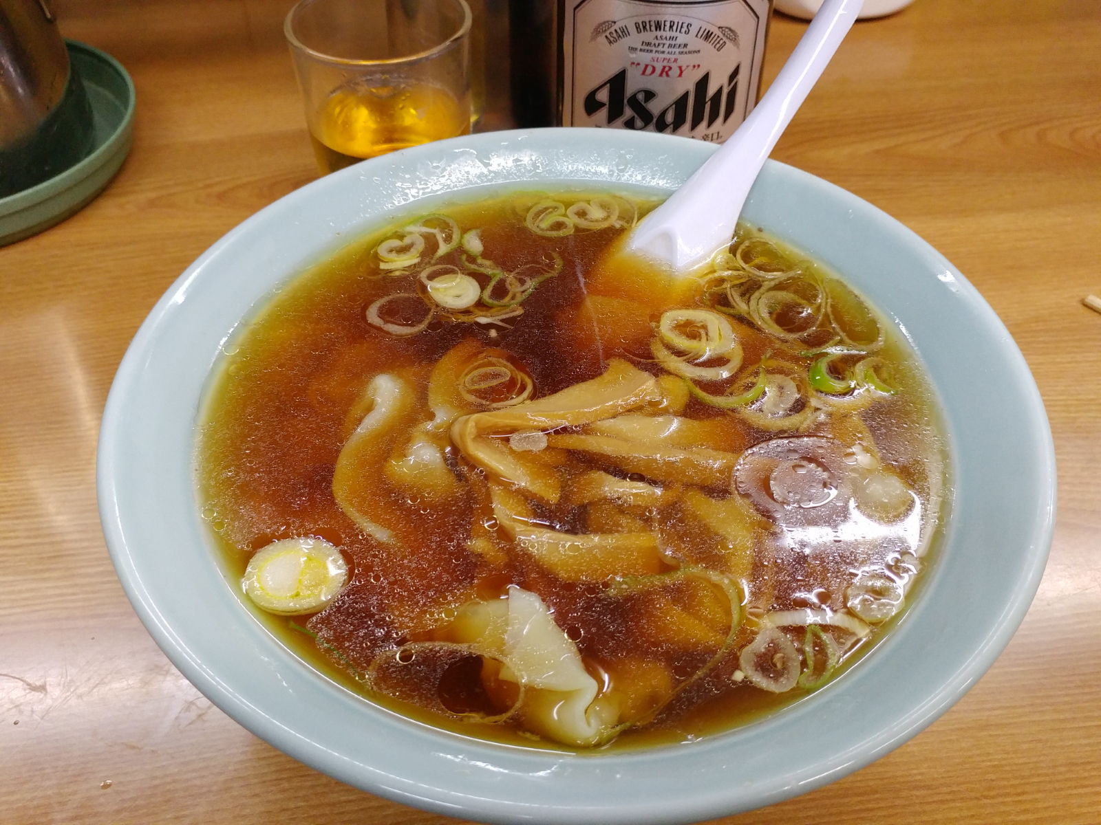 鳥きん　呑んだ〆の絶品デザート　焼き餃子＆ワンタンスープ　＠松本市グルメ