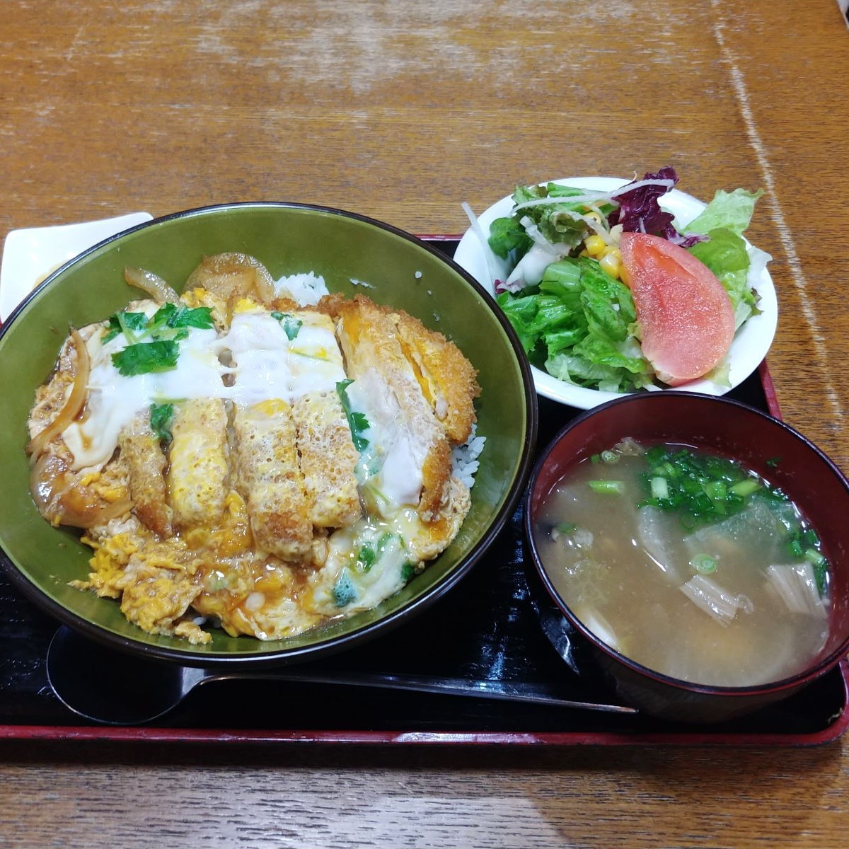 卵とじかつ丼　元祖大町ソースかつ丼 昭和軒　@大町市ランチグルメ
