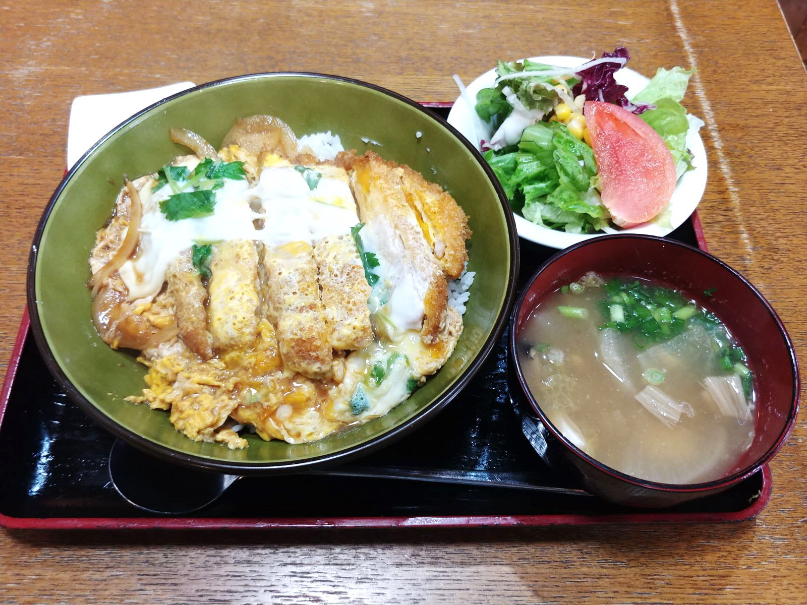 卵とじかつ丼　元祖大町ソースかつ丼 昭和軒　@大町市ランチグルメ