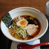 地鶏焼き鳥 鳥屋花　熟成醤油麺　＠大町市ラーメングルメ