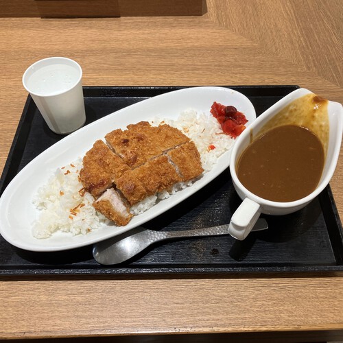 アイシティ21フードコートテラス　三元豚のカツカレー　　＠東筑摩郡山形村ランチグルメ