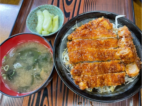 富士尾山荘　名物ソースかつ丼　安曇野市穂高温泉郷グルメ＆日帰り入浴