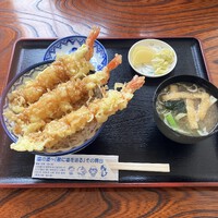 海老天丼　＠大町市福来家