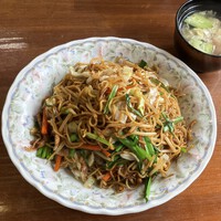 餃子の舞　ソース焼きそば　＠大町市中華ランチグルメ