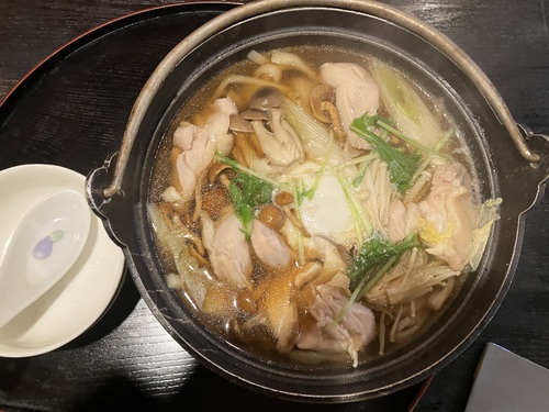 こまつうどん店　鶏肉鍋焼きうどん　＠大町市日ノ出町ランチグルメ