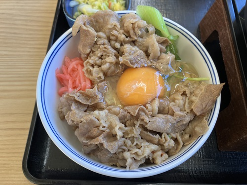 吉野家 長野中御所店　牛すき鍋膳＆牛丼 アタマの大盛