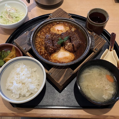 かつはな亭 川中島店　八丁味噌ヒレかつ鍋ご膳＆かき＆Ｗヒレかつ定食　＠長野市ランチグルメ　