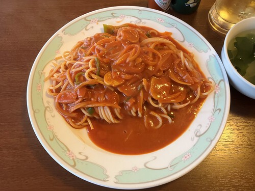 洋食屋100(わんはんどれっど)　オムライス＆ナポリタン　＠長野市安茂里駅前グルメ