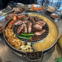 釜山海雲台　超人気の美味しく楽しい焼肉店　オバンジャン4