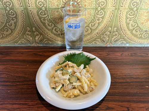 食べて能登半島復興支援「スギヨ元祖ビタミン太ちくわカレーライス」3　＠大町市にし川うどん