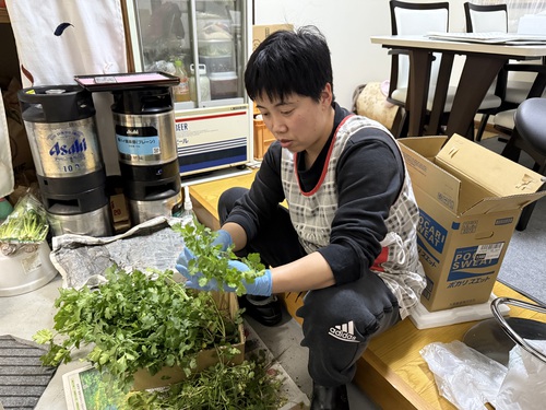 皮から手作り周ちゃん水餃子 　ホテルルートイン信濃大町駅前から 歩いて30秒　台湾家庭料理居酒屋喜楽屋