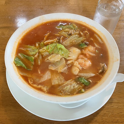 中華上手(わで)　海鮮トマトラーメン＆中華風カツ丼　＠安曇野市中華料理ランチグルメ