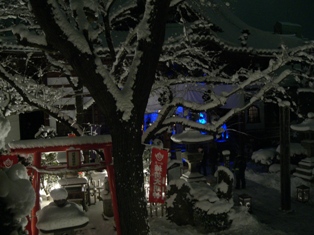輝く、となりのお寺