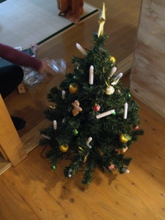 クリスマスツリー点灯