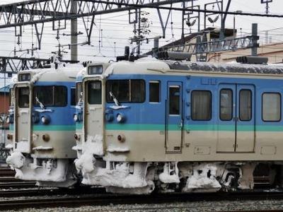 【JR東日本】 信越国境の雪を抱いた電車～その1～