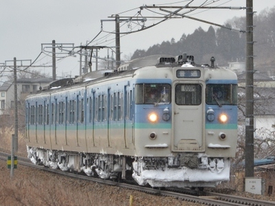 【JR東日本】 信越国境の雪を抱いた電車～その2～