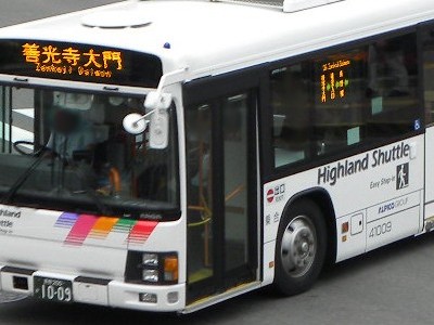【川中島バス】 40900号車と41009号車の公式側の違い