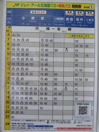 【バス（北海道）】 札樽間高速バス