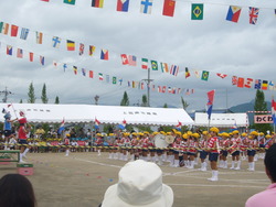 運動会デビュー