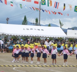 運動会デビュー