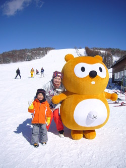 家族でスキーに②