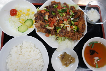 油淋鶏定食!