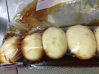 自家製ニンニクを使ったつもりで味付け卵を作った