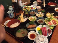 割烹　　万久馬　　さん　　で　　ランチ　　☆