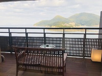 お部屋は　　露天付き　　オーシャンビュー　　☆