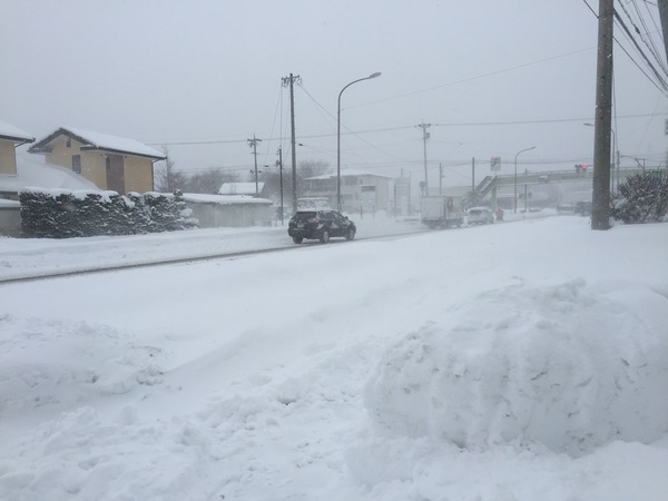 目覚めたら　　そこは　雪国だった・・・・　