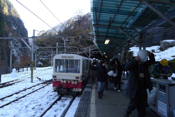 黒部ルート見学会⑨　欅平から黒部峡谷鉄道