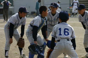 ４／１２練習試合写真（vs日滝ﾎﾞｰｲｽﾞ）