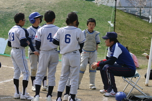 ４／１２練習試合写真（vs日滝ﾎﾞｰｲｽﾞ）