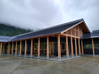 去年できた野沢温泉の道の駅と、足を伸ばして栄村の道の駅に行った