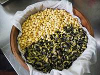 大鹿村の５種の蒸し豆