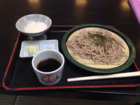 冷やしトロロ蕎麦（りんごの湯）