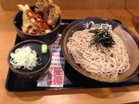 鶏舞茸天丼セット（ゆで太郎）