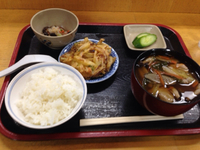 そばすいとん定食（道の駅 雷電くるみの里）