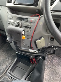 手動運転補助装置付きデモカーできました