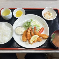 レストラン上高地　エビフライ定食　＠松本市新村ランチグルメ