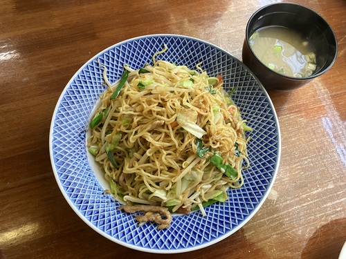 野菜焼きそば　＠大町市餃子の舞