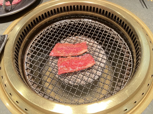 塩タン＆和牛カルビ＆和牛ハラミ＆センマイ刺し＆和牛ロース＆ミノ＆テグタンスープライス　＠大町市焼肉食道園