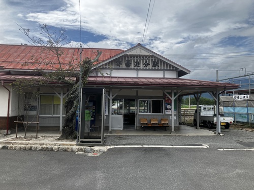 大糸線安曇追分駅から歩いて5秒「橋本屋食堂」　冷やし中華　＠安曇野市ランチグルメ