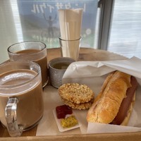 カフェひのきおさんぽセット　ホットドック＆チャイセット　　大町温泉郷バス停前