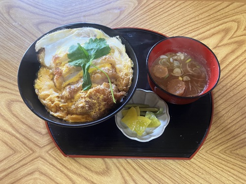 カツ丼　＠大町温泉郷そば処いろり